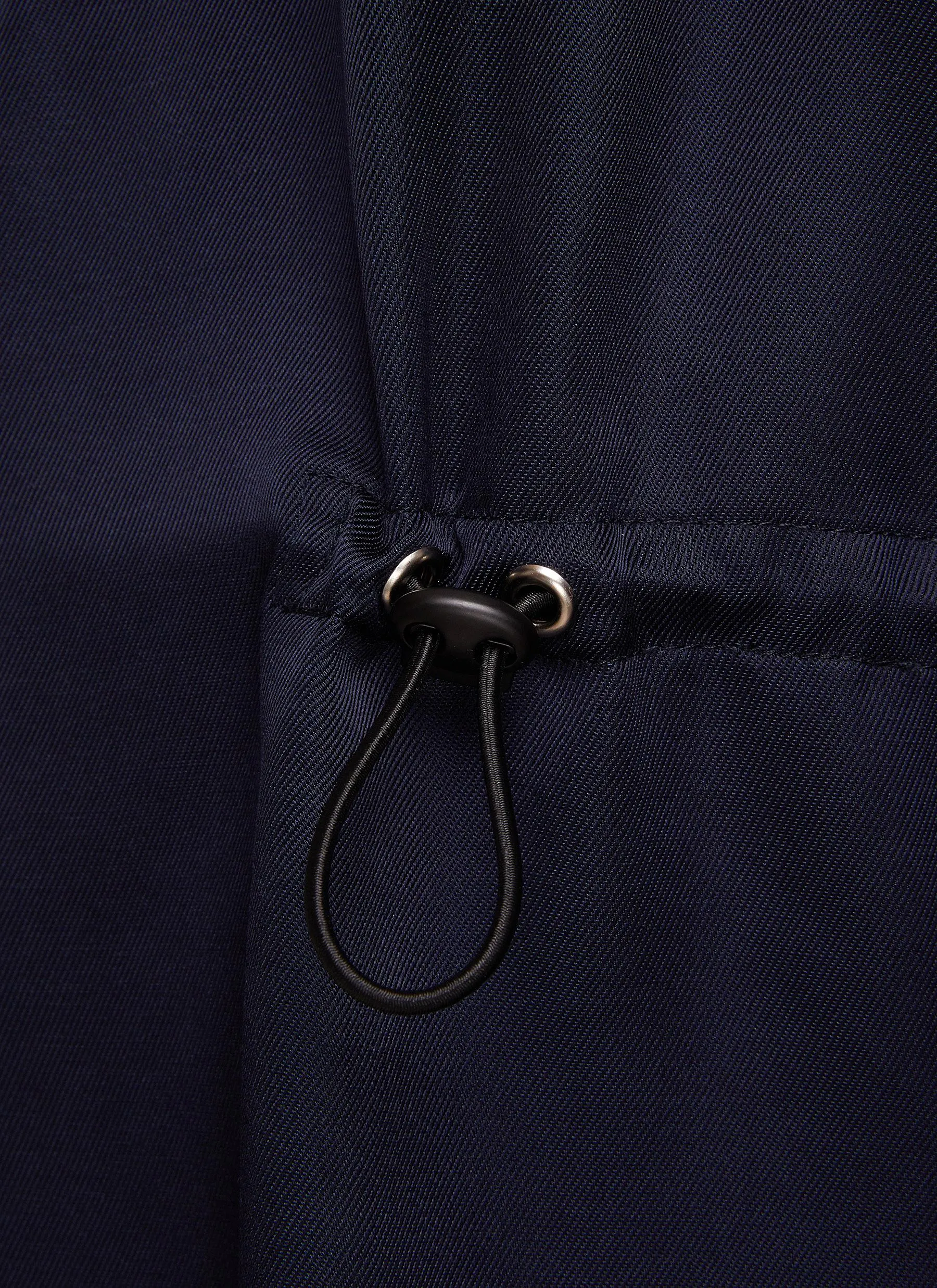 -----------RE: BY MAISON SANS TITRE  ---- ------------ ----Elastic Drawstring Pullover Shirt --