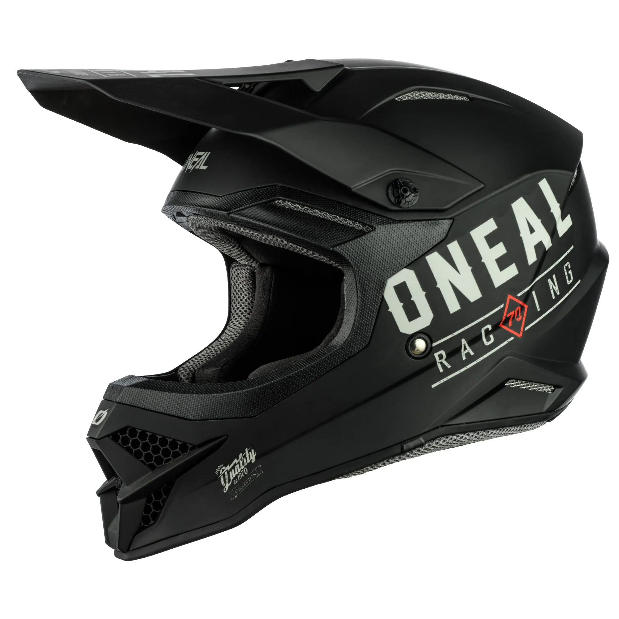 3 SRS Dirt Helmet Black/Gray