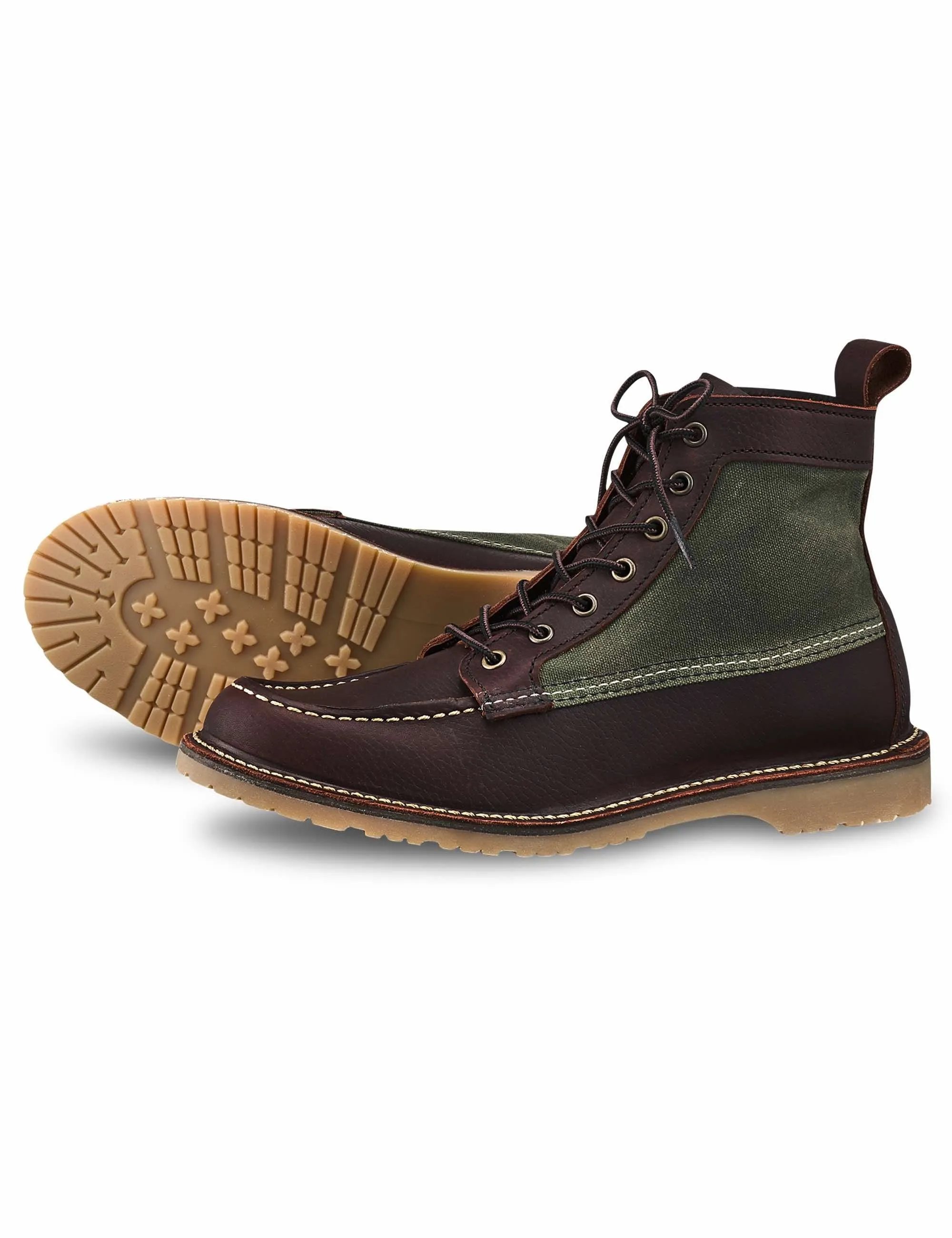 3336D Heritage Wacouta 6" Moc Toe Boot - Briar Oil Slick Leather