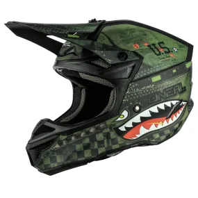 5 SRS Warhawk Helmet Black/Green