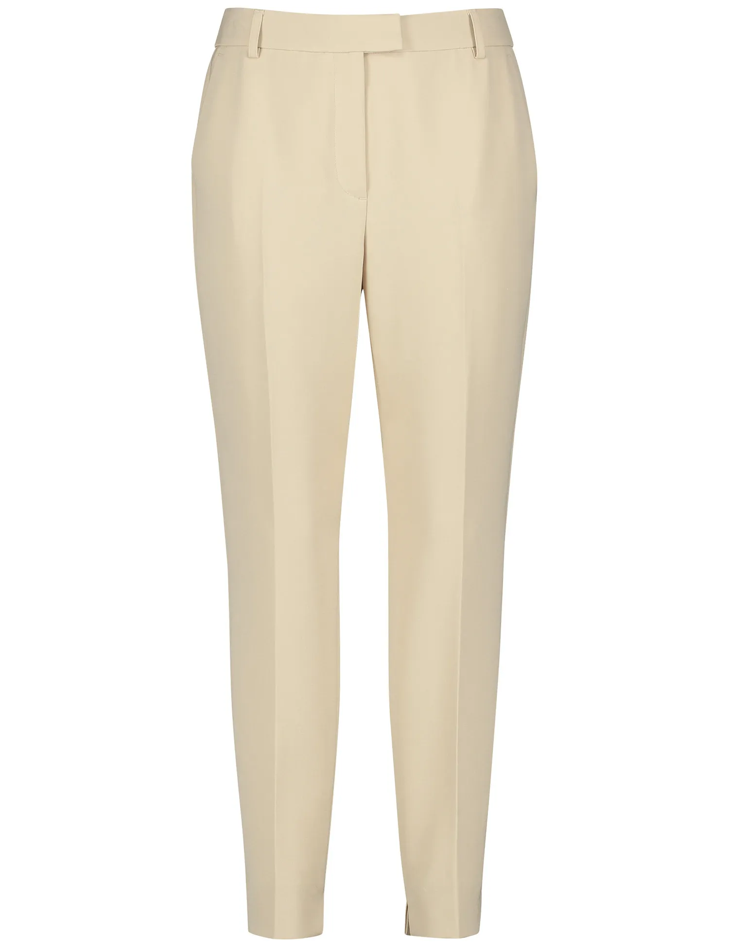 7/8-length pressed pleat trousers in a slim fit