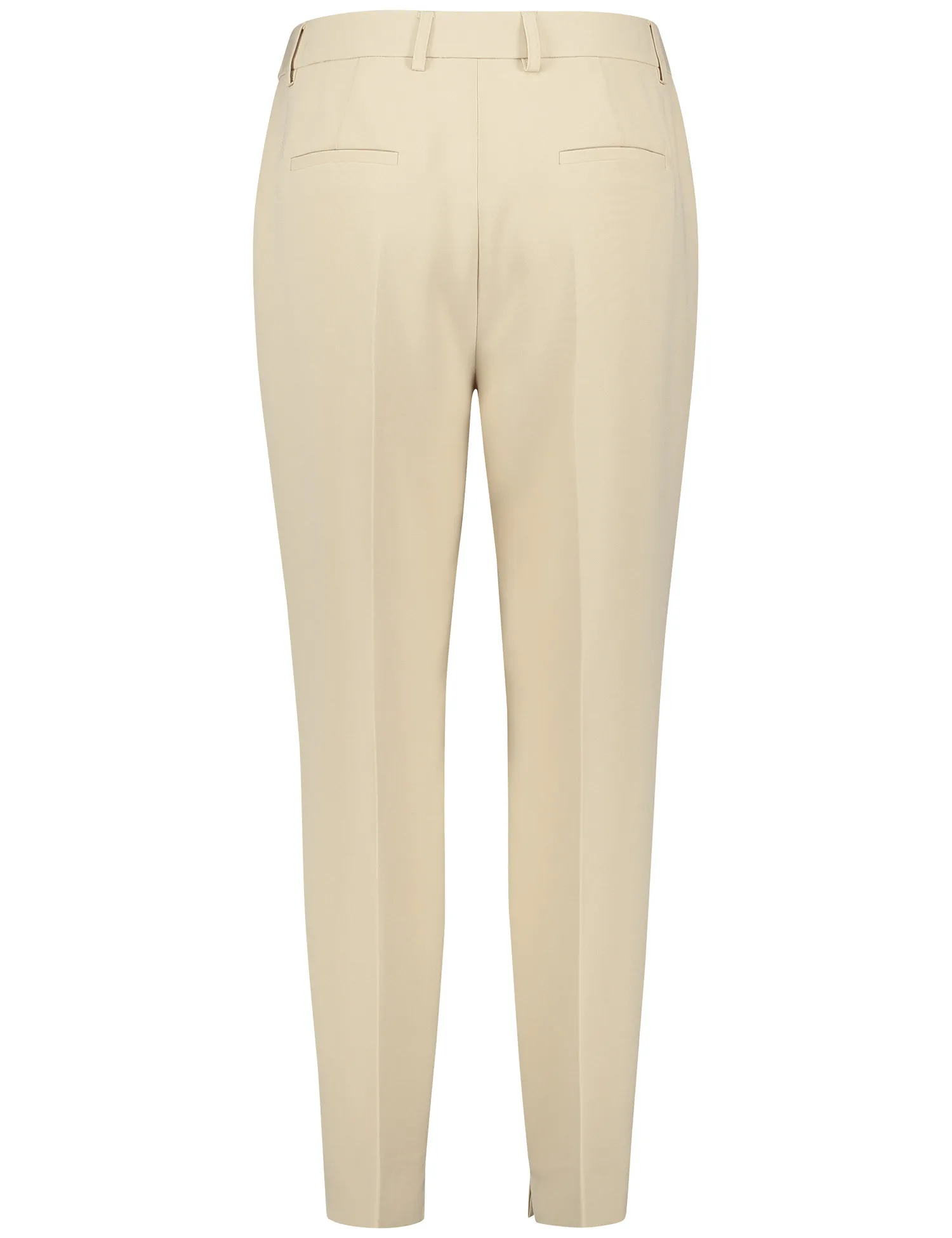 7/8-length pressed pleat trousers in a slim fit