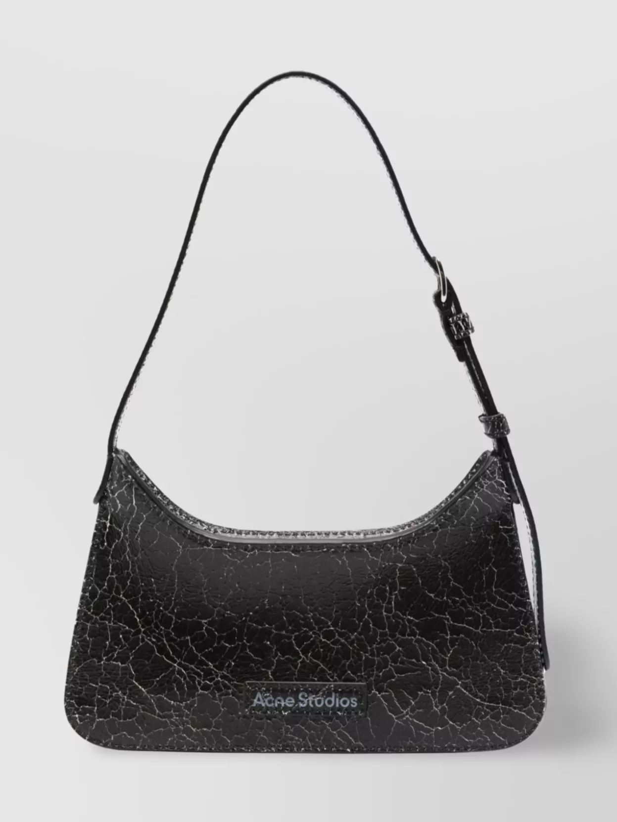 Acne Studios   Leather shoulder bag with adjustable strap