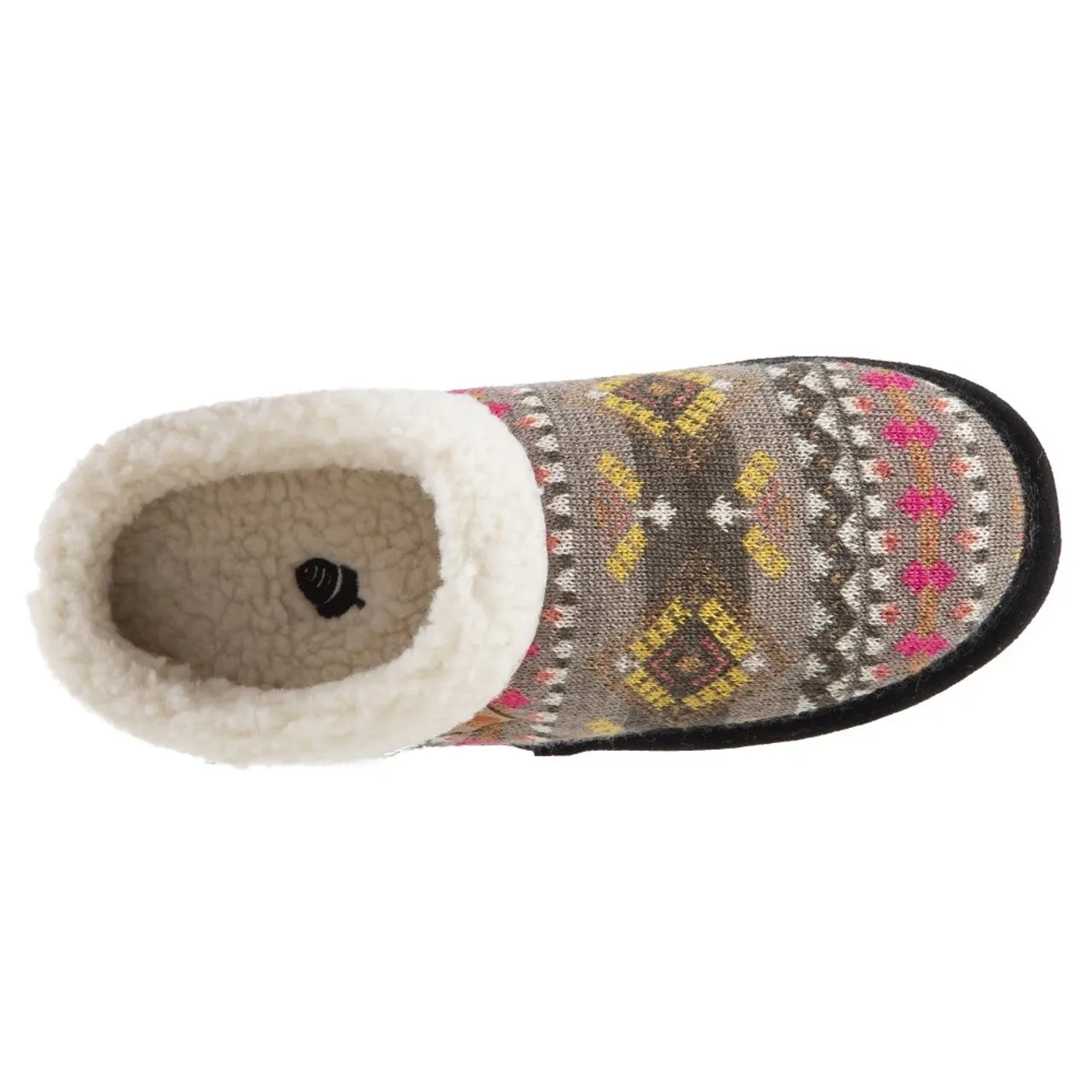 Acorn Women’s Fairisles Hoodback Slipper - Gray