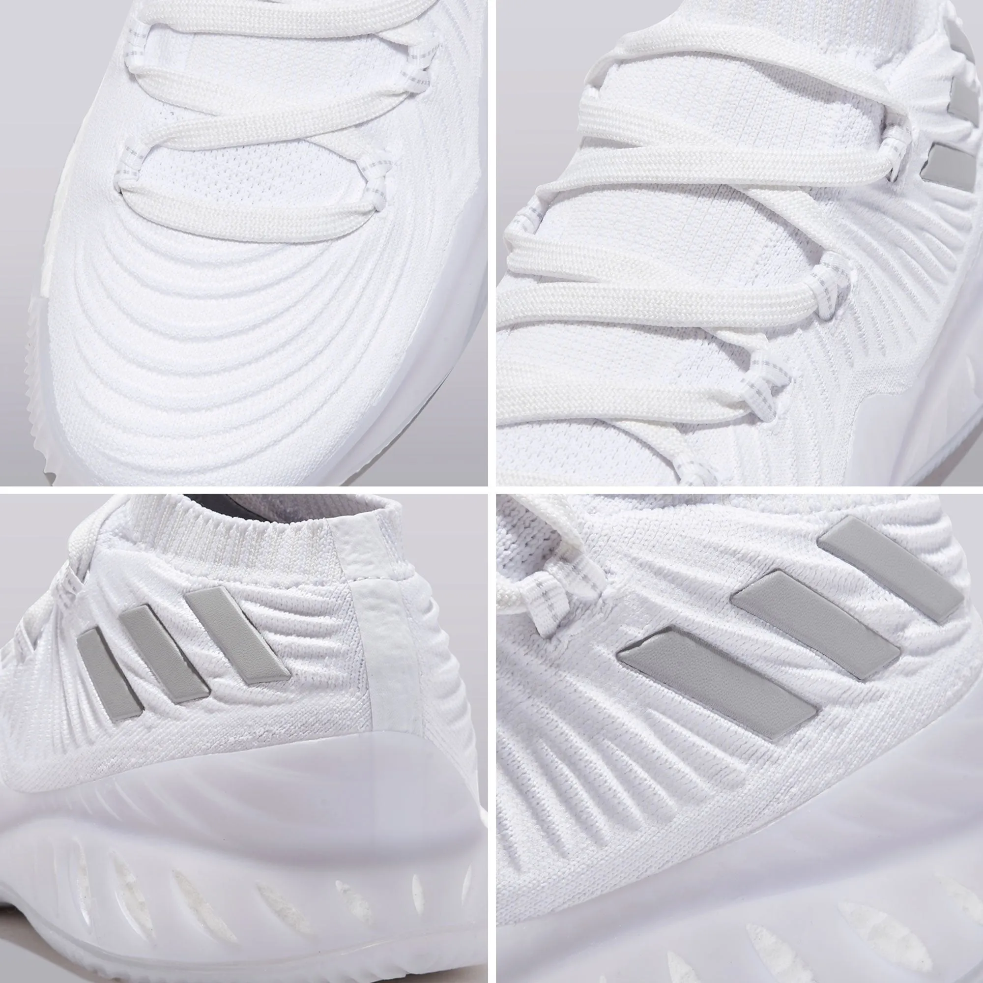 Adidas Crazy Explosive Low Primeknit 2017 Basketball Shoe - Triple White