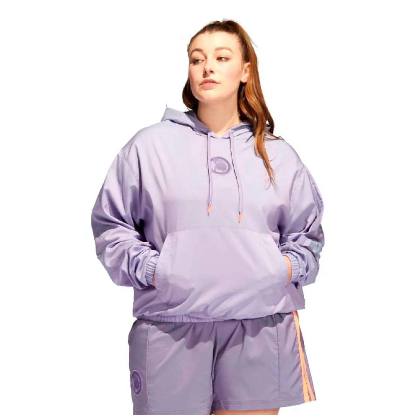 adidas Hoop York City Women's Hoodie ''Magic Lilac'' (Plus Size)