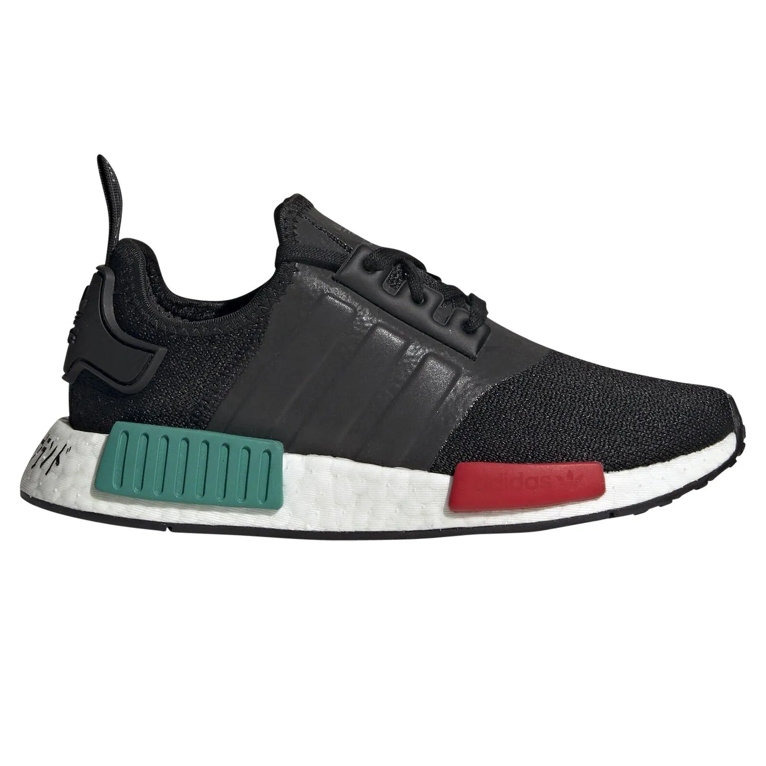 adidas Originals Junior NMD R1 Shoes - Black / Glory Green