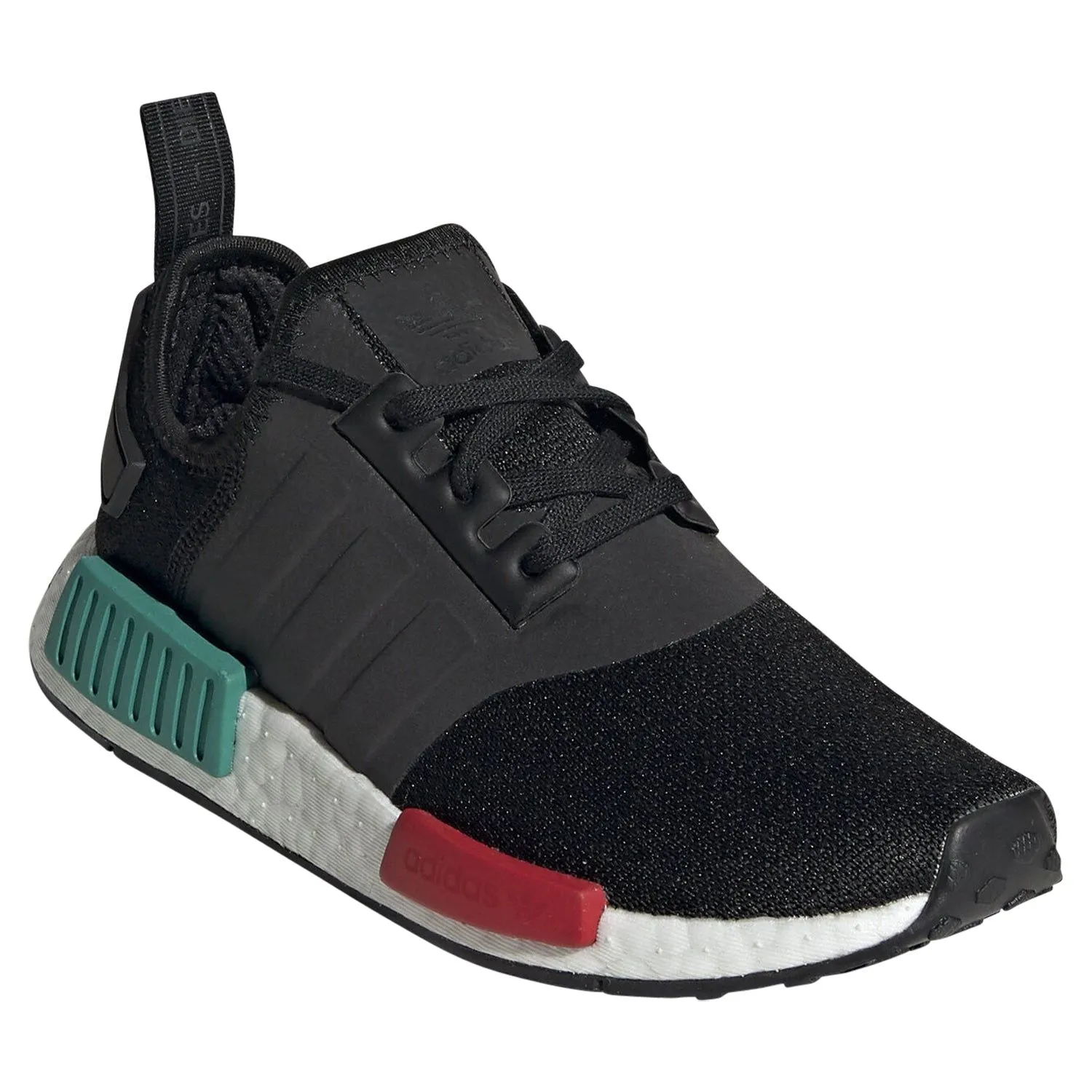 adidas Originals Junior NMD R1 Shoes - Black / Glory Green