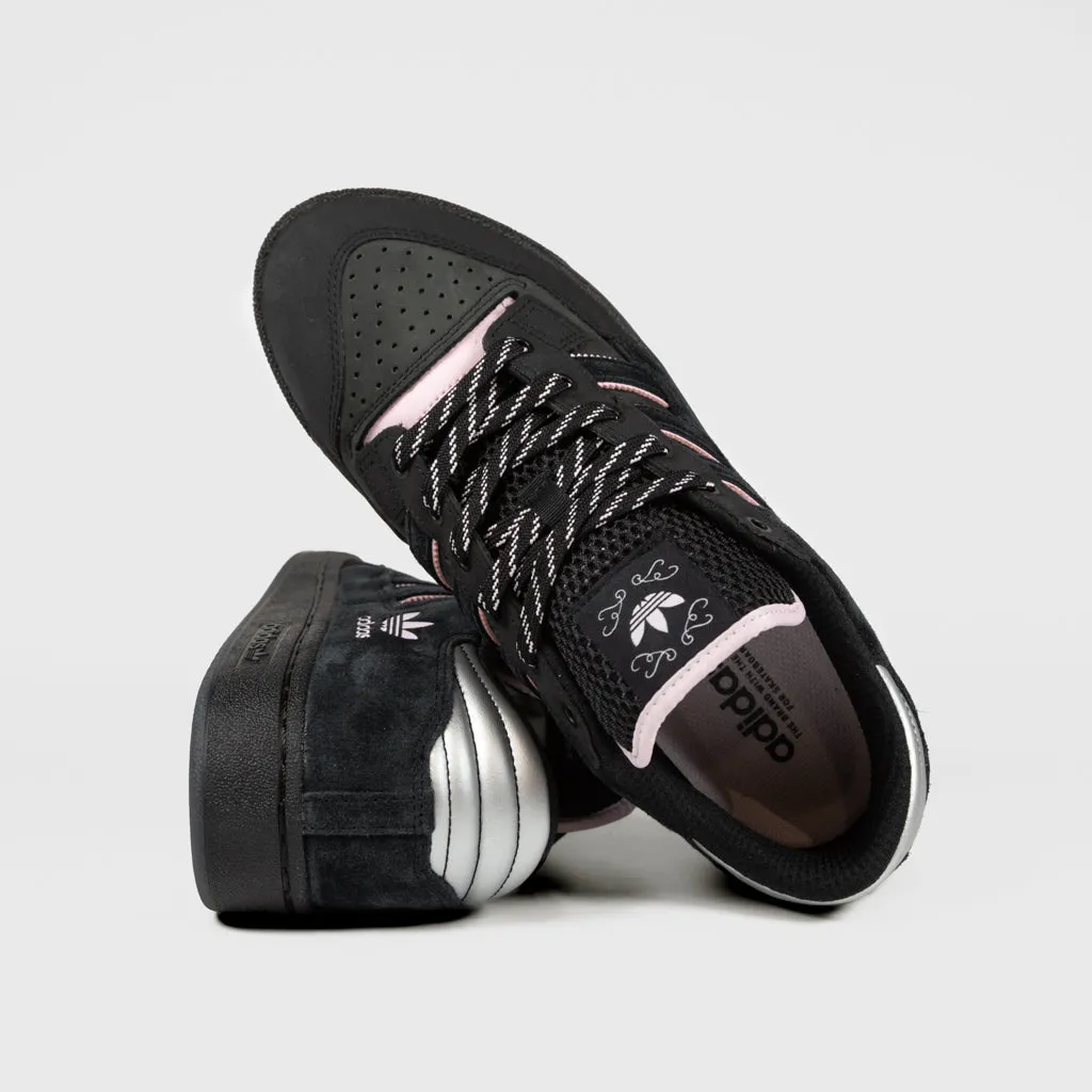 Adidas Skateboarding - Lil Dre Centennial 85 Low ADV Shoes - Core Black / Clear Pink / Core Black