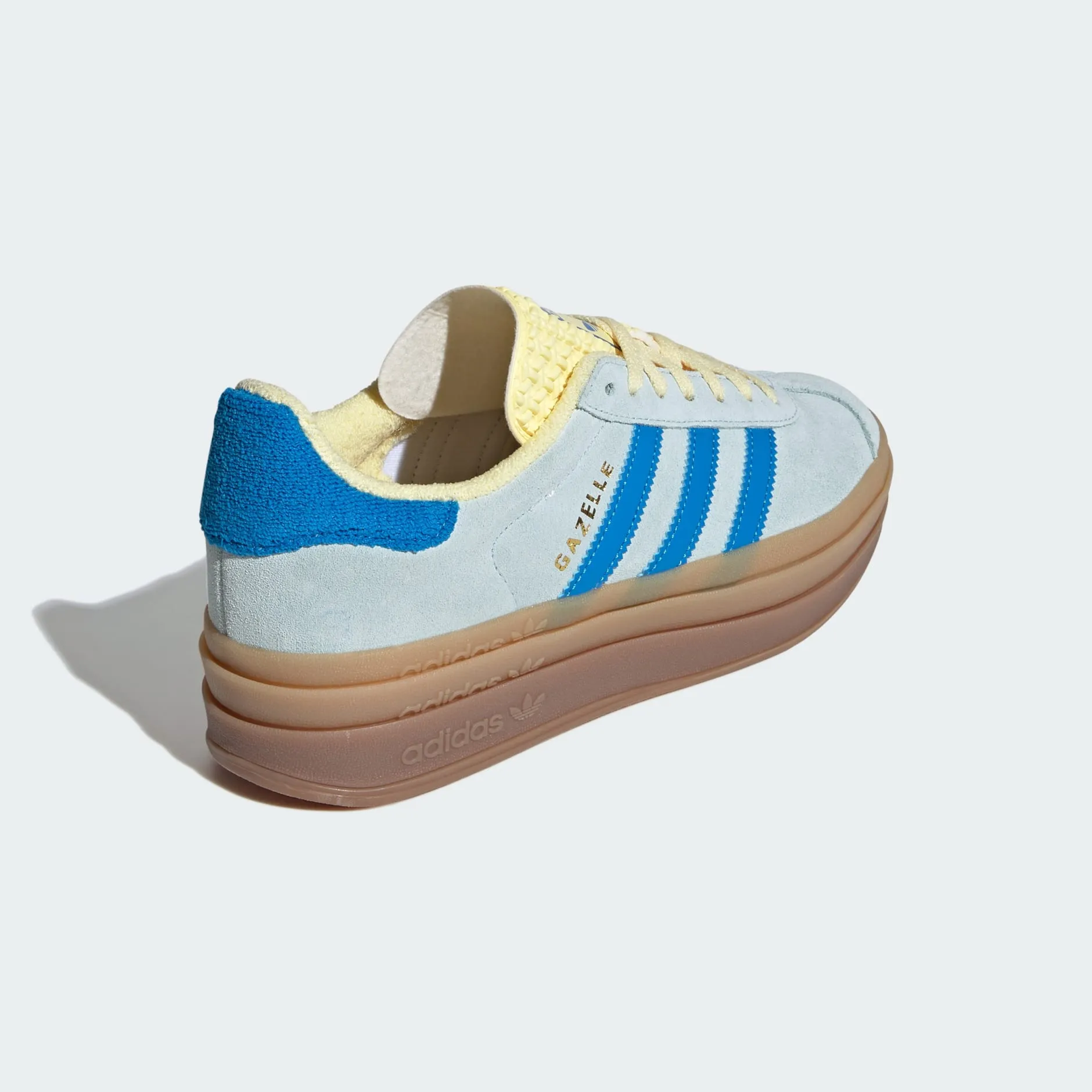 Adidas Women's Gazelle Bold Sneakers - Almost Blue / Bright Blue / Almost Yellow (*Excluded from Free Shipping)