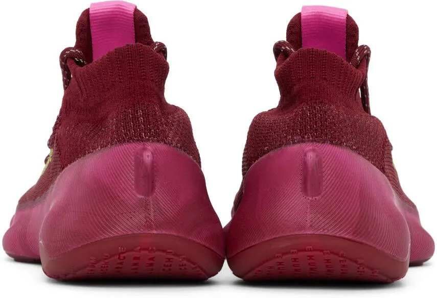 Adidas x Humanrace by Pharrell Williams SSENSE Exclusive Burgundy Humanrace Sichona Sneakers