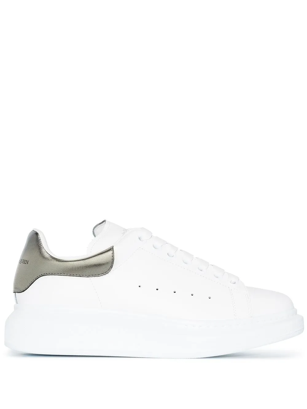 Alexander McQueen    Alexander Mc Queen Oversized Leather Sneakers