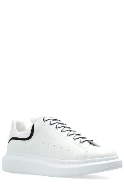 ALEXANDER MCQUEEN Oversized Men's Sneakers in White & Navy for Fall/Winter 2024