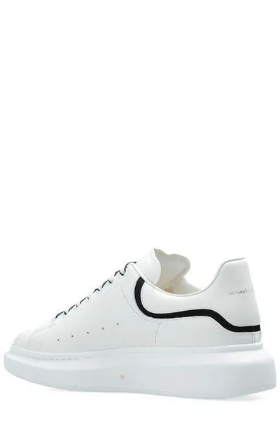 ALEXANDER MCQUEEN Oversized Men's Sneakers in White & Navy for Fall/Winter 2024