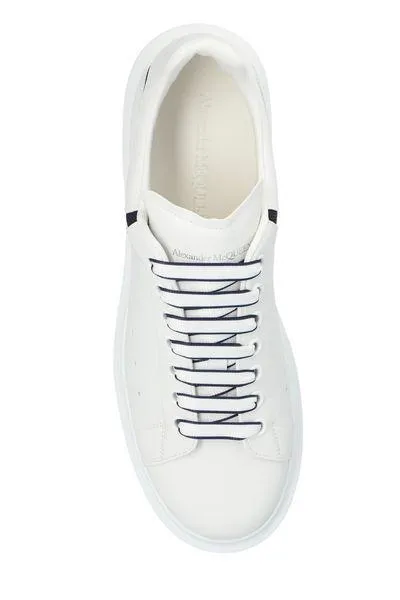 ALEXANDER MCQUEEN Oversized Men's Sneakers in White & Navy for Fall/Winter 2024