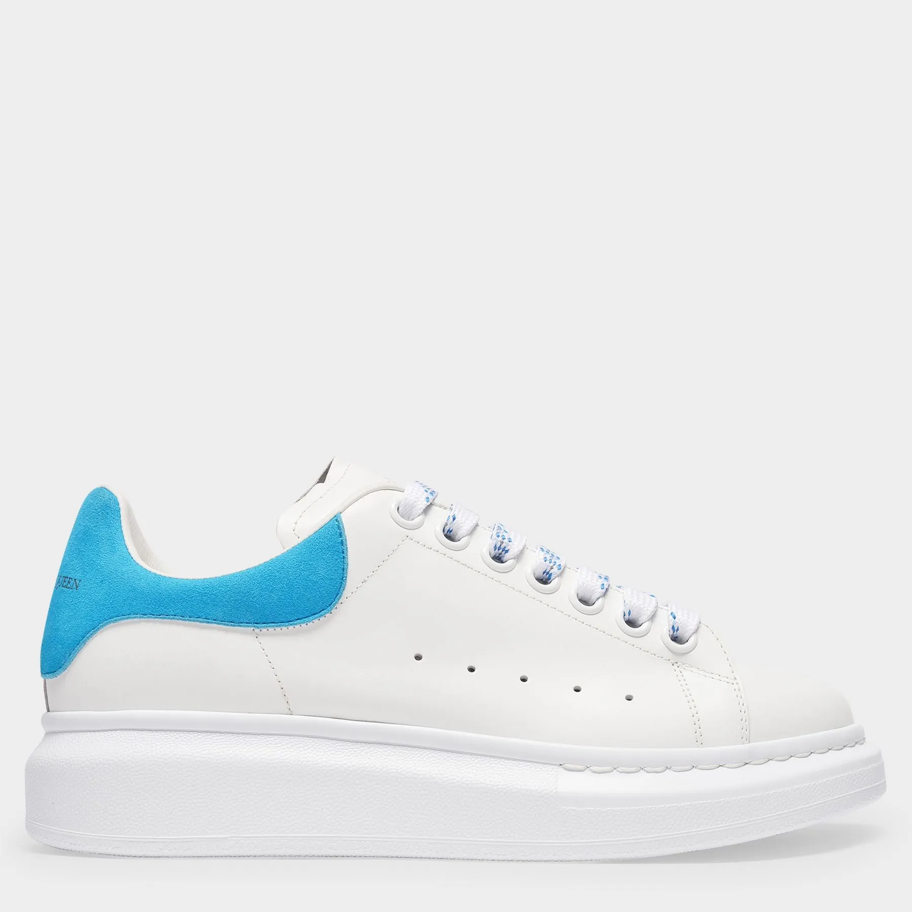 Alexander McQueen  Oversized Sneakers in White Leather