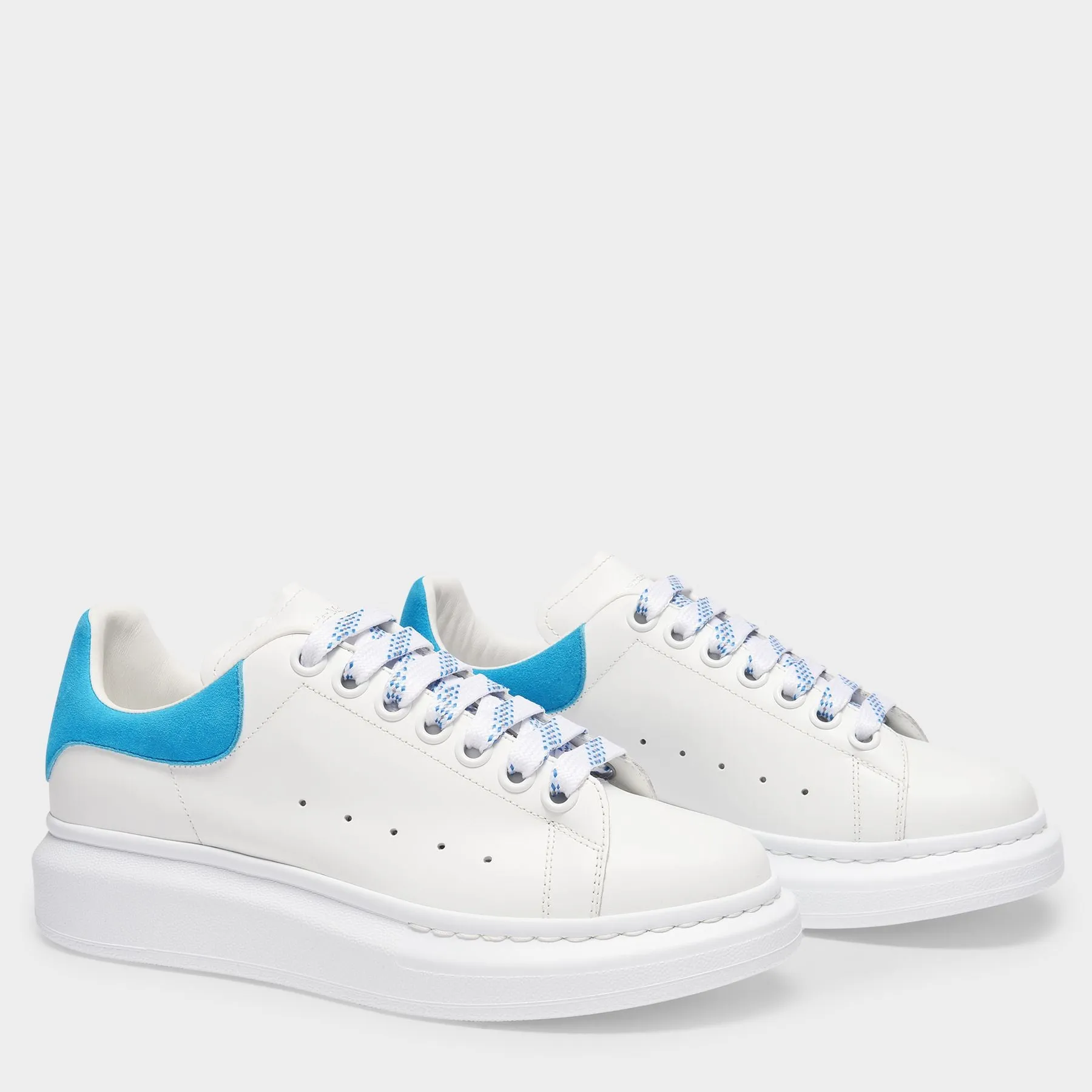 Alexander McQueen  Oversized Sneakers in White Leather