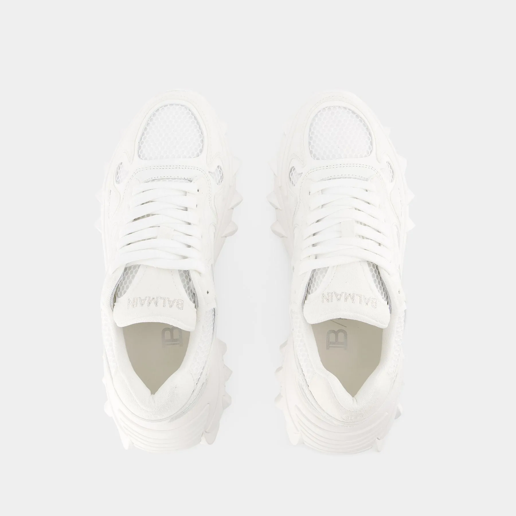 Balmain  B-East Sneakers - Balmain - Leather - Optic White