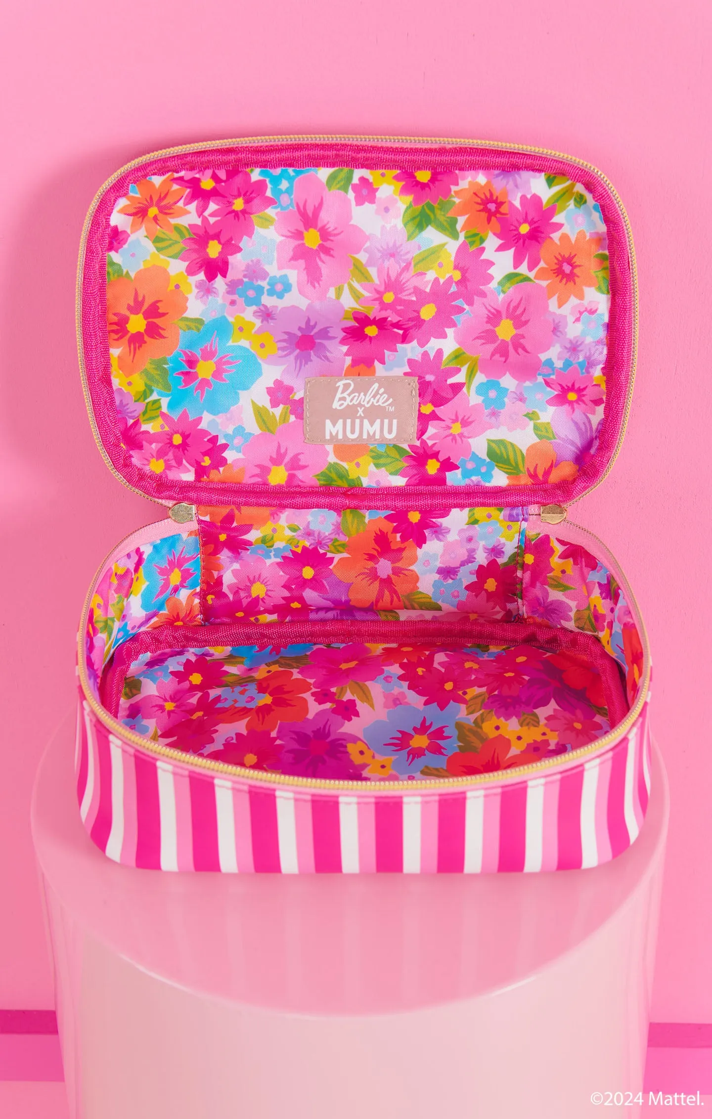 Barbie Makeup Bag ~ DreamHouse Stripe