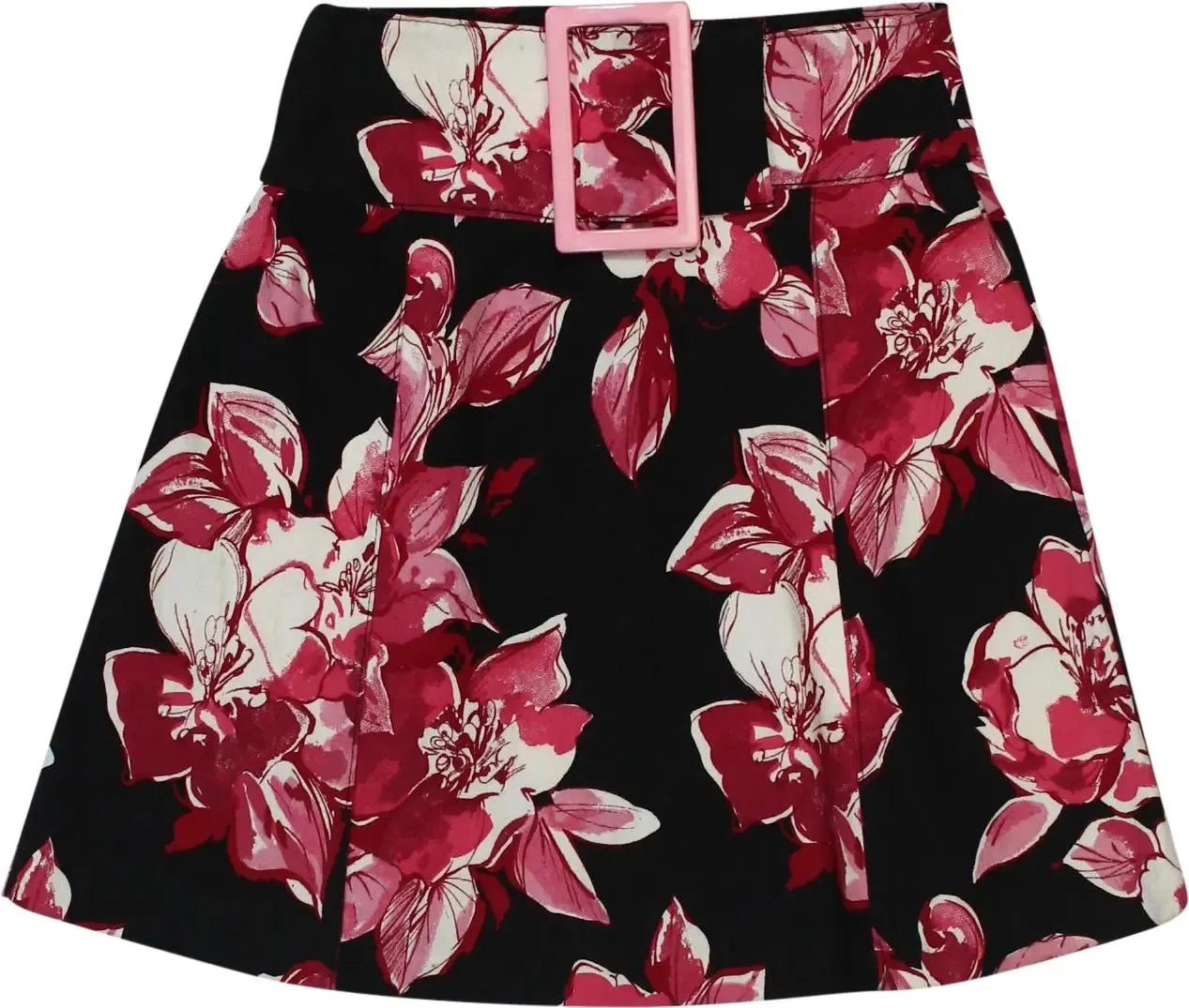 Belted Floral Skirt | ThriftTale