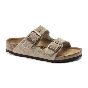 Birkenstock Arizona Taupe Suede Kid’s Sandals (Narrow)