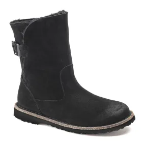 Birkenstock Uppsala Shearling Black Suede Women’s Boot (Regular)