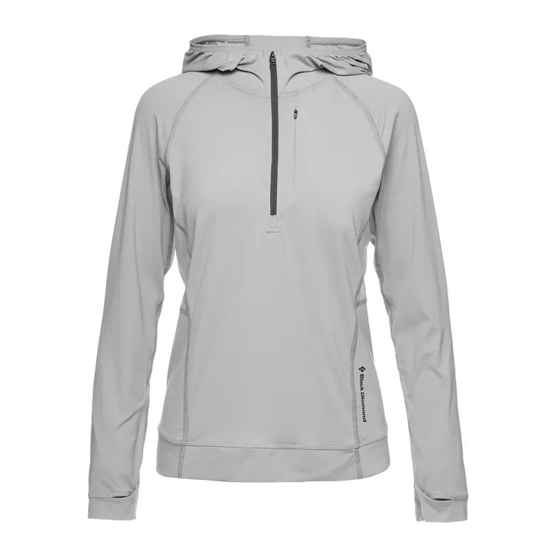 Black Diamond Women's Alpenglow Pro Hoodie Pewter