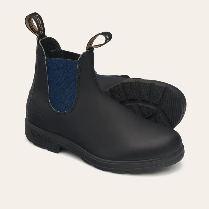 Blundstone 1917 Coloured Elastic Sided Boot Black Navy