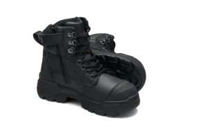 Blundstone Rotoflex 9961 Womens Zip Sided Safety Boot, Pair