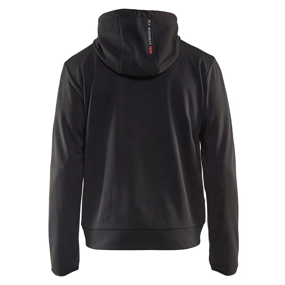 Blåkläder 3363-2526 Hoodie With Zipper - Black/Red