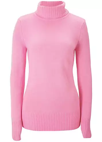 bonprix Polo Neck Jumper | Grattan