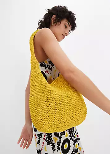 bonprix Straw Shoulder Bag | Grattan