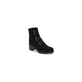 BOS. & CO. Women's Indie Boot Black Suede/Elastic