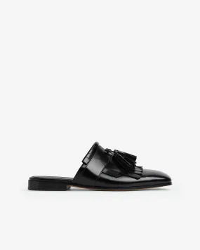 Bottega Veneta Men's Roma Slipper  Black