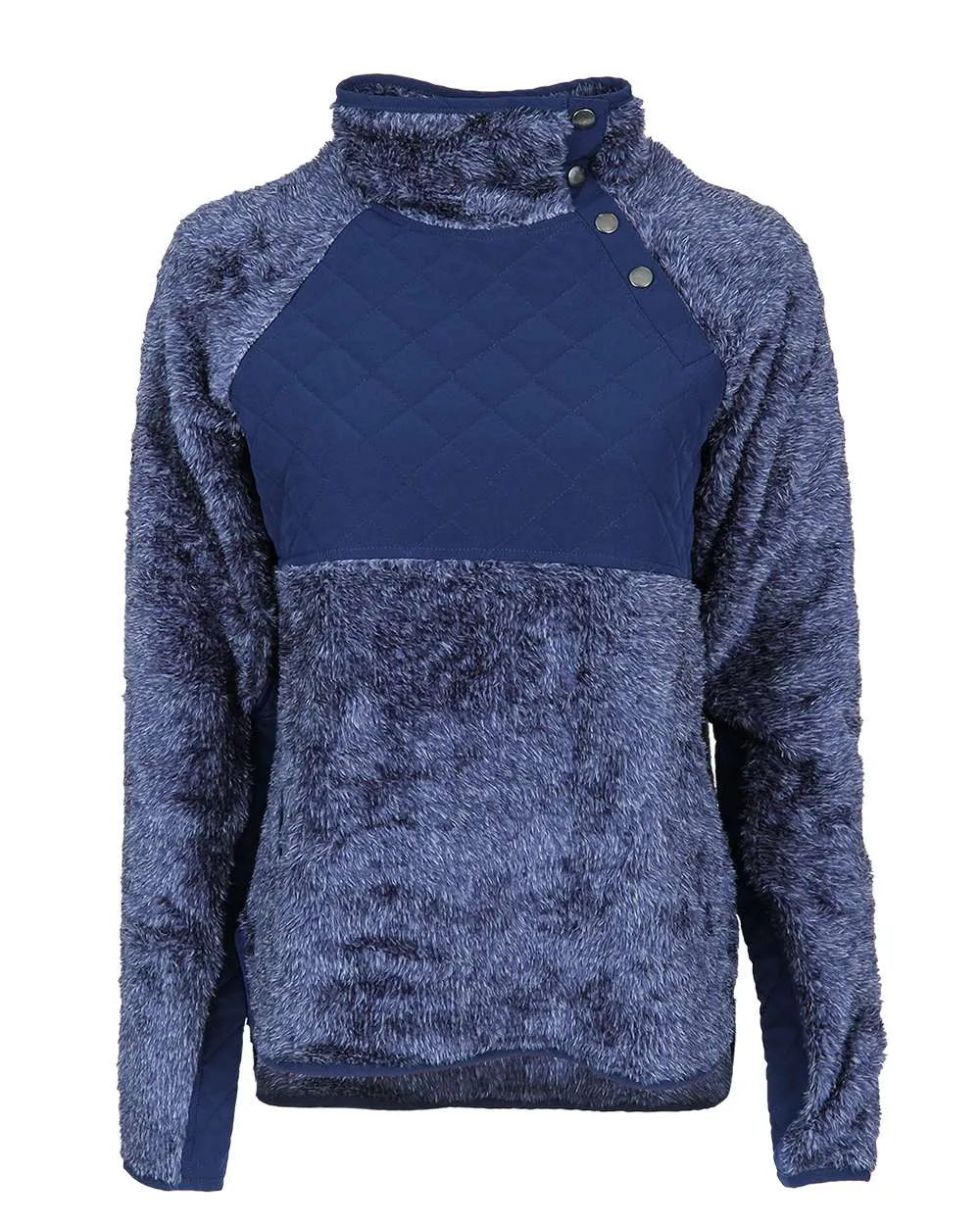 Boxercraft FZ06 Women's Quilted Fuzzy Fleece Pullover SKU: FZ06