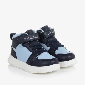 Boys Blue High-Top Trainers