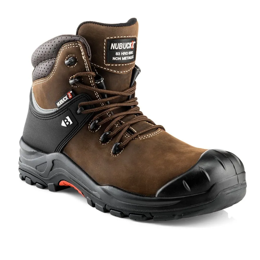 Buckler NKZ102BR S3 HRO SRC WRU Brown Safety Lace Boot