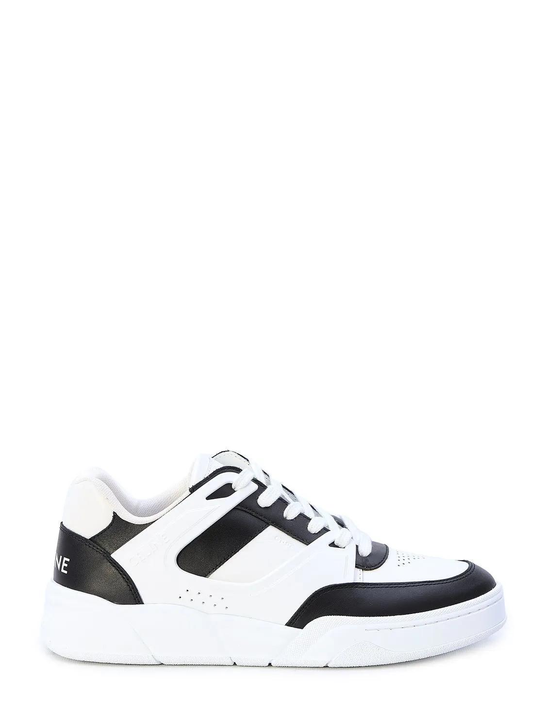 CELINE Men's White Calfskin Sneakers for SS24