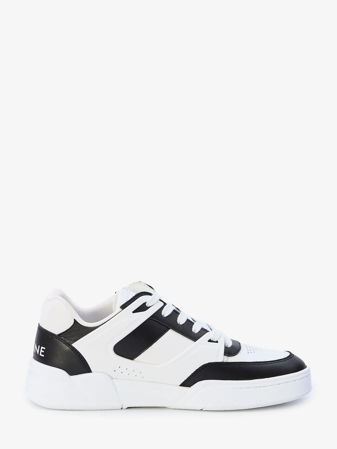 CELINE Men's White Calfskin Sneakers for SS24