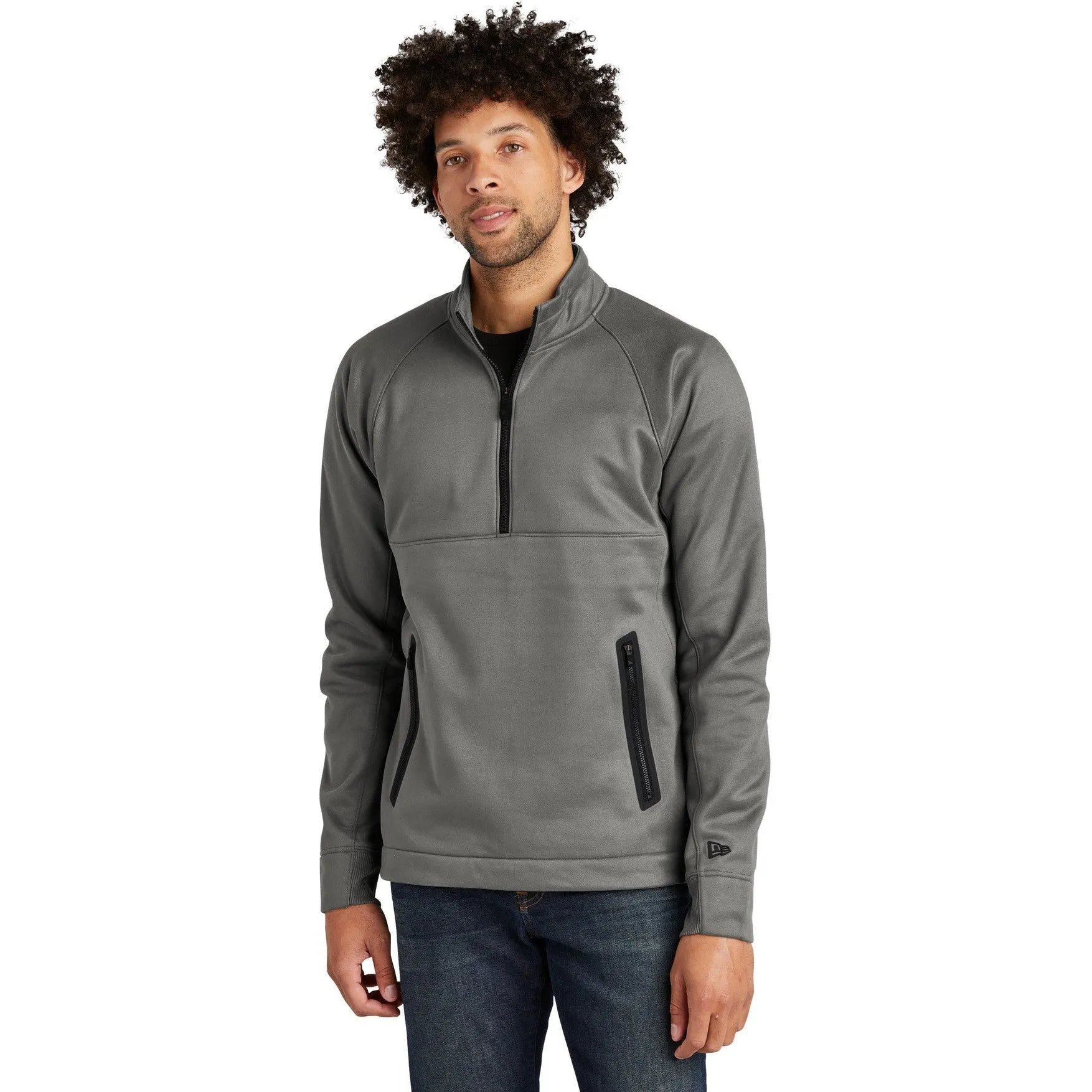 CLOSEOUT - New Era Venue Fleece 1/4-Zip Pullover