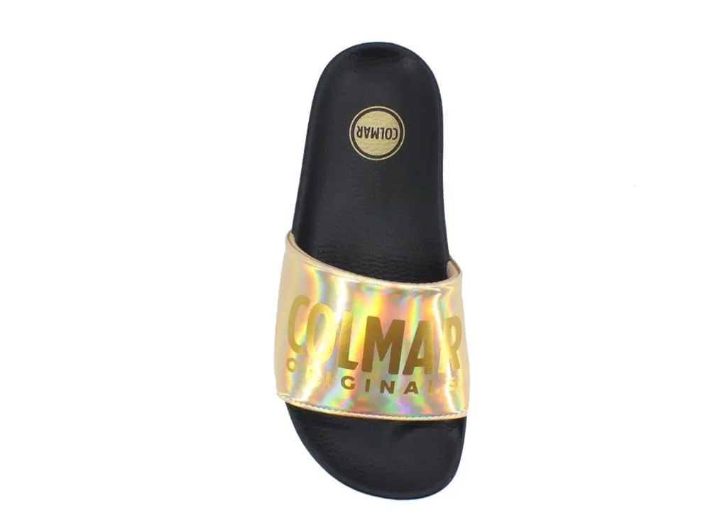 COLMAR Slipper Lux Ciabatta Black Gold SLIPPERLUX609