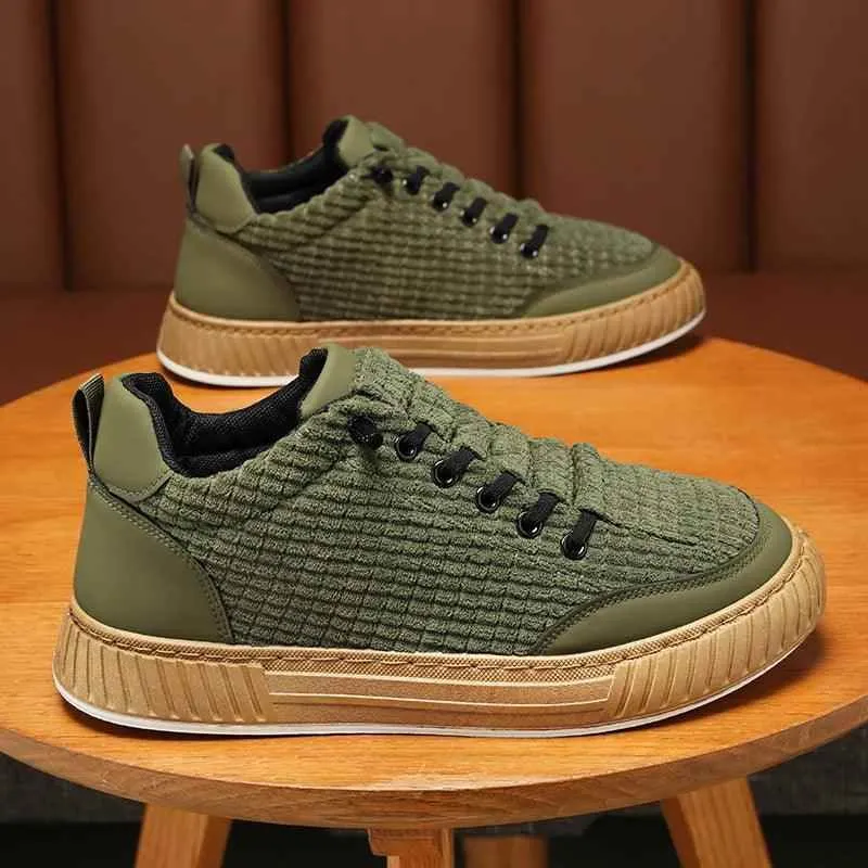 Comfortable Canvas Sneakers - OCS252 Men's Casual Shoes