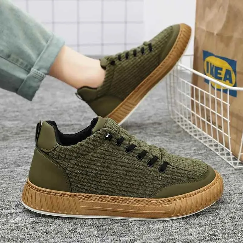 Comfortable Canvas Sneakers - OCS252 Men's Casual Shoes