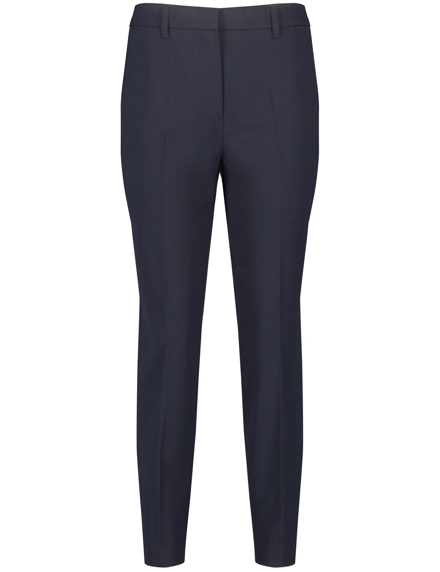 Crease-resistant 7/8-length trousers in a slim fit