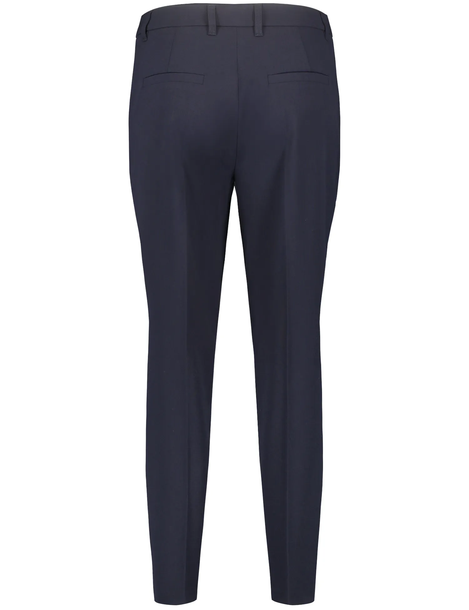 Crease-resistant 7/8-length trousers in a slim fit