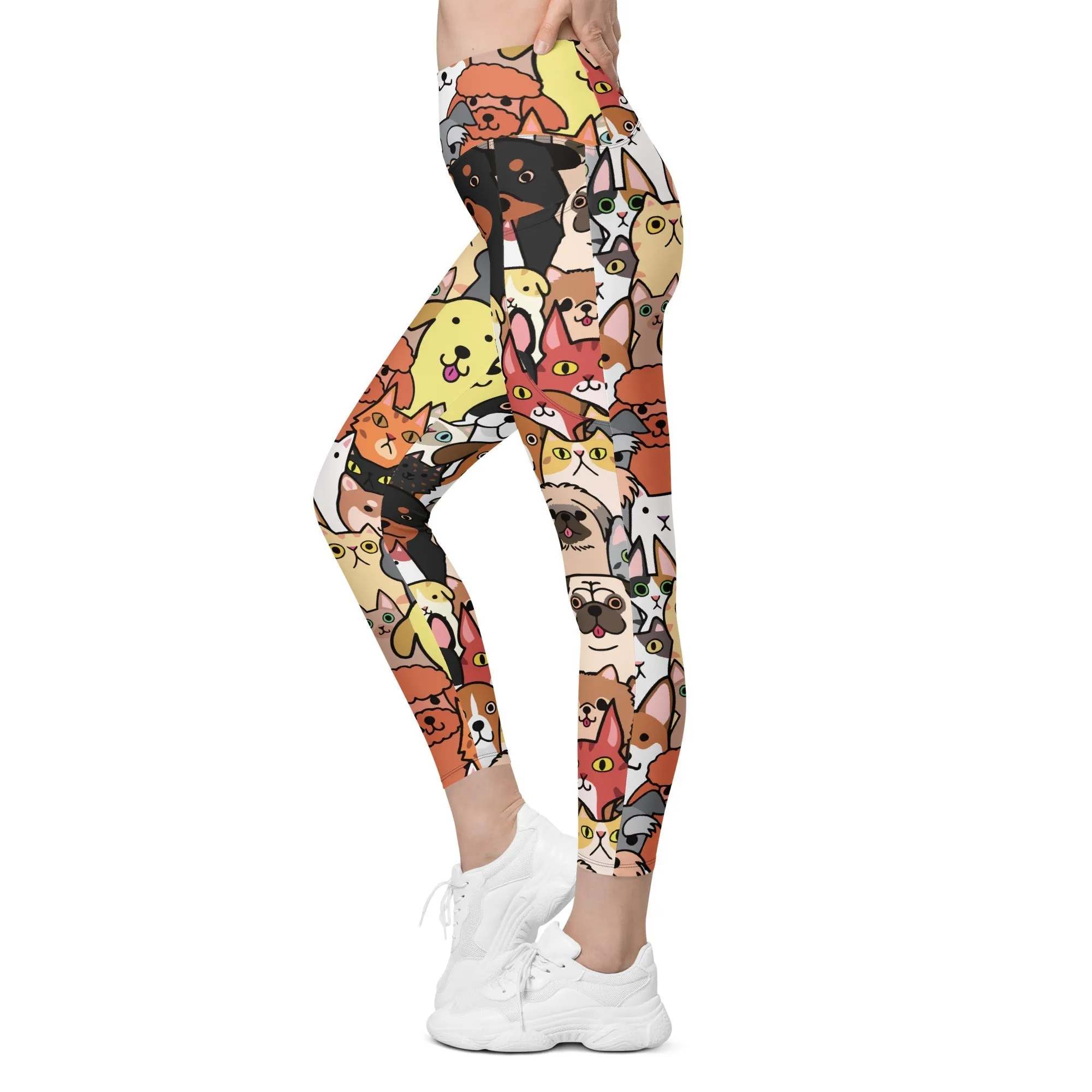 Cuteness Overload Leggings With Pockets