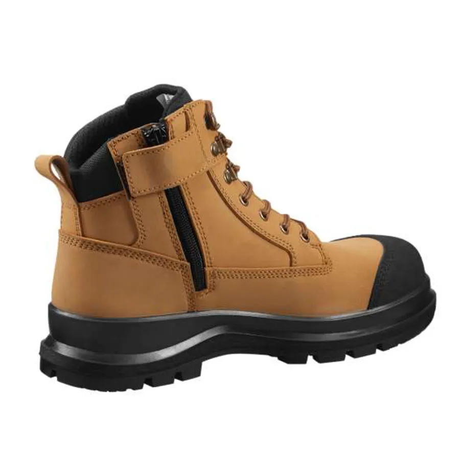 Detroit 6" Zip Rugged Flex S3 Safety Boot - Wheat, Size 38