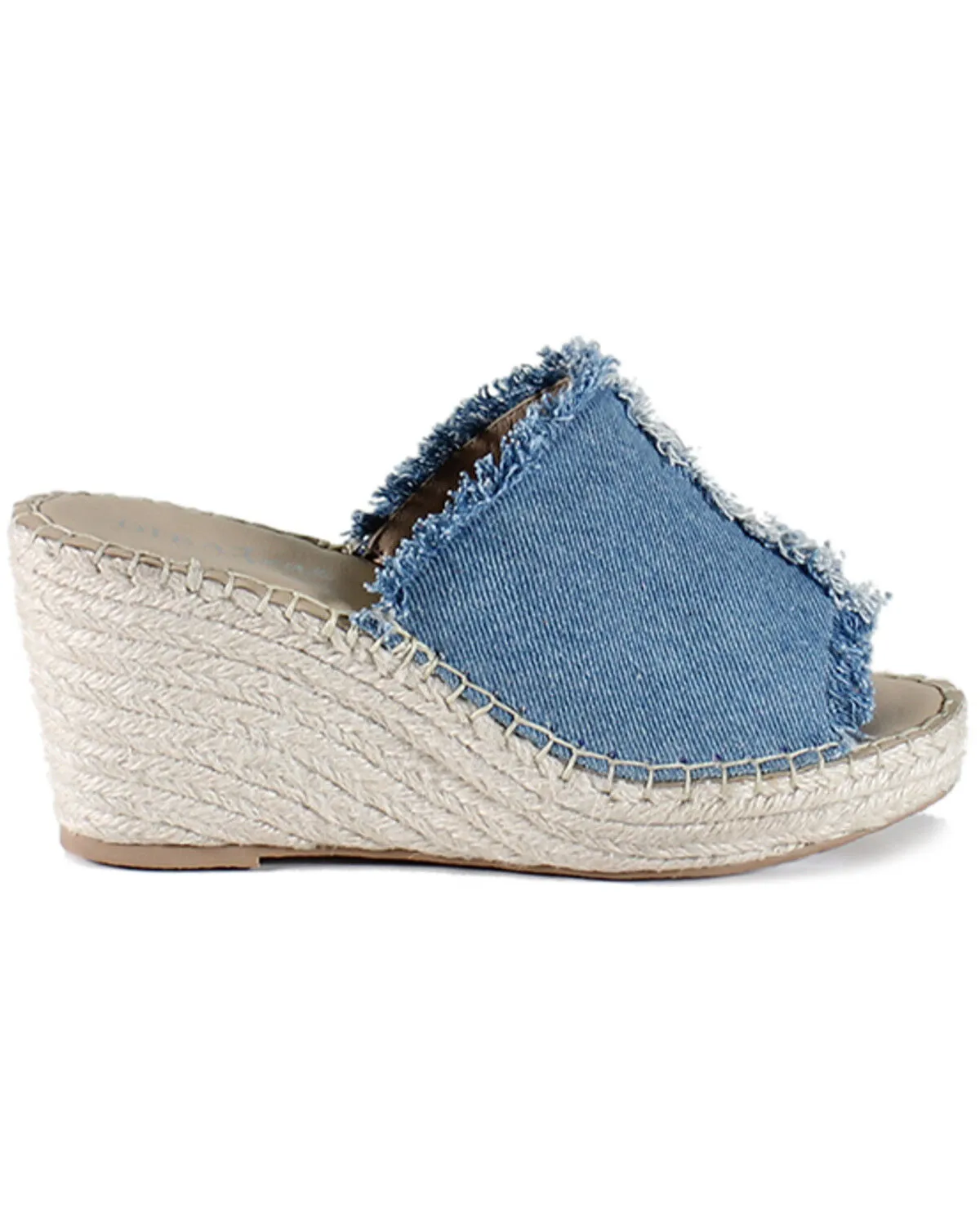 Diba True Women's Go Party Denim Wedge Sandals