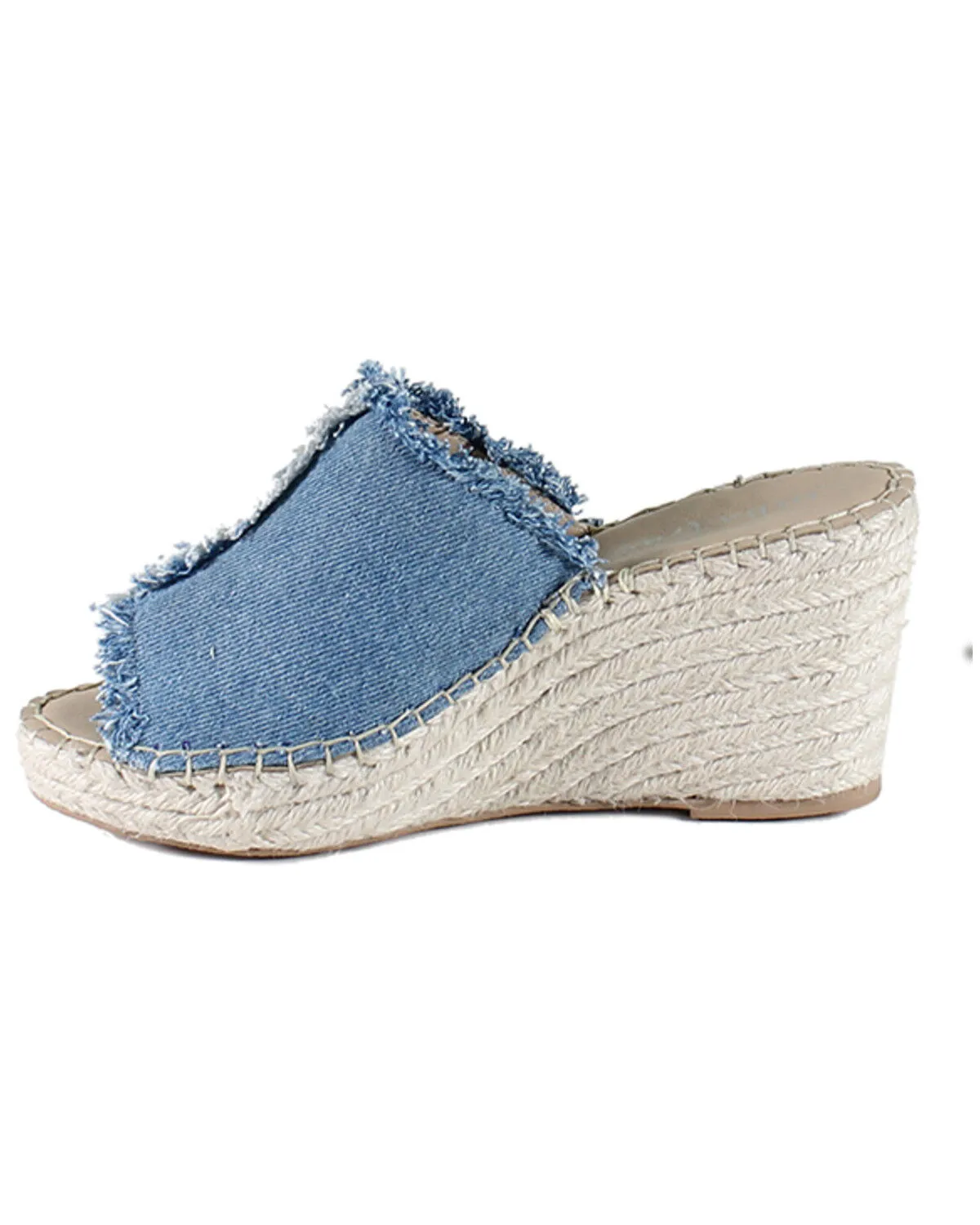 Diba True Women's Go Party Denim Wedge Sandals