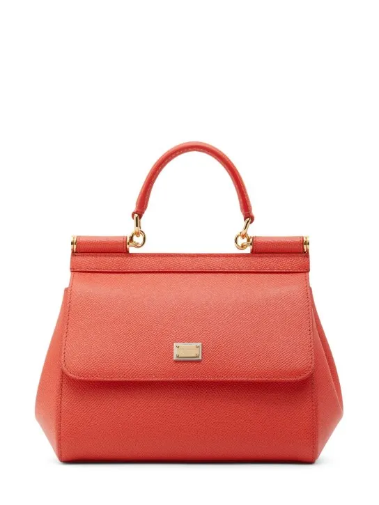 Dolce&Gabbana   Medium Sicily Dauphine leather bag 